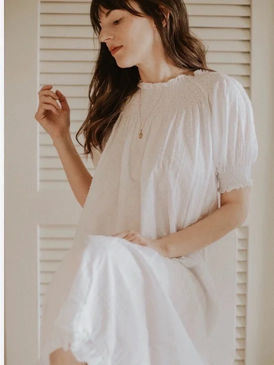 Hill House Caroline Nap dress Swiss dot XS - Picture 3 of 10